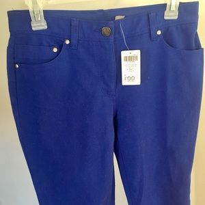 Blue Chico’s straight leg pant